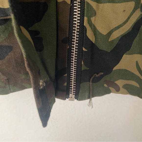 I Am Gia Jacket Camo Jacket Oversize Tarantino Camouflage  Green Big pockets - Picture 3 of 10